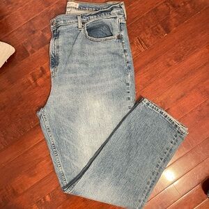 Abercrombie & fitch curve love 90s straight ultra high rise jeans size 34